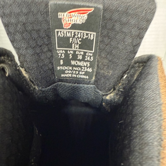 Red wing boots 7.5 women’s - Picture 6 of 13